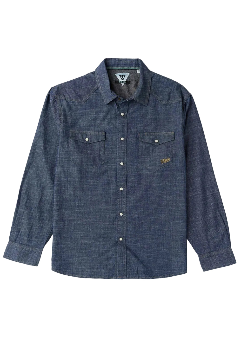 Vissla Jay Bay Denim Long Sleeve Shirt