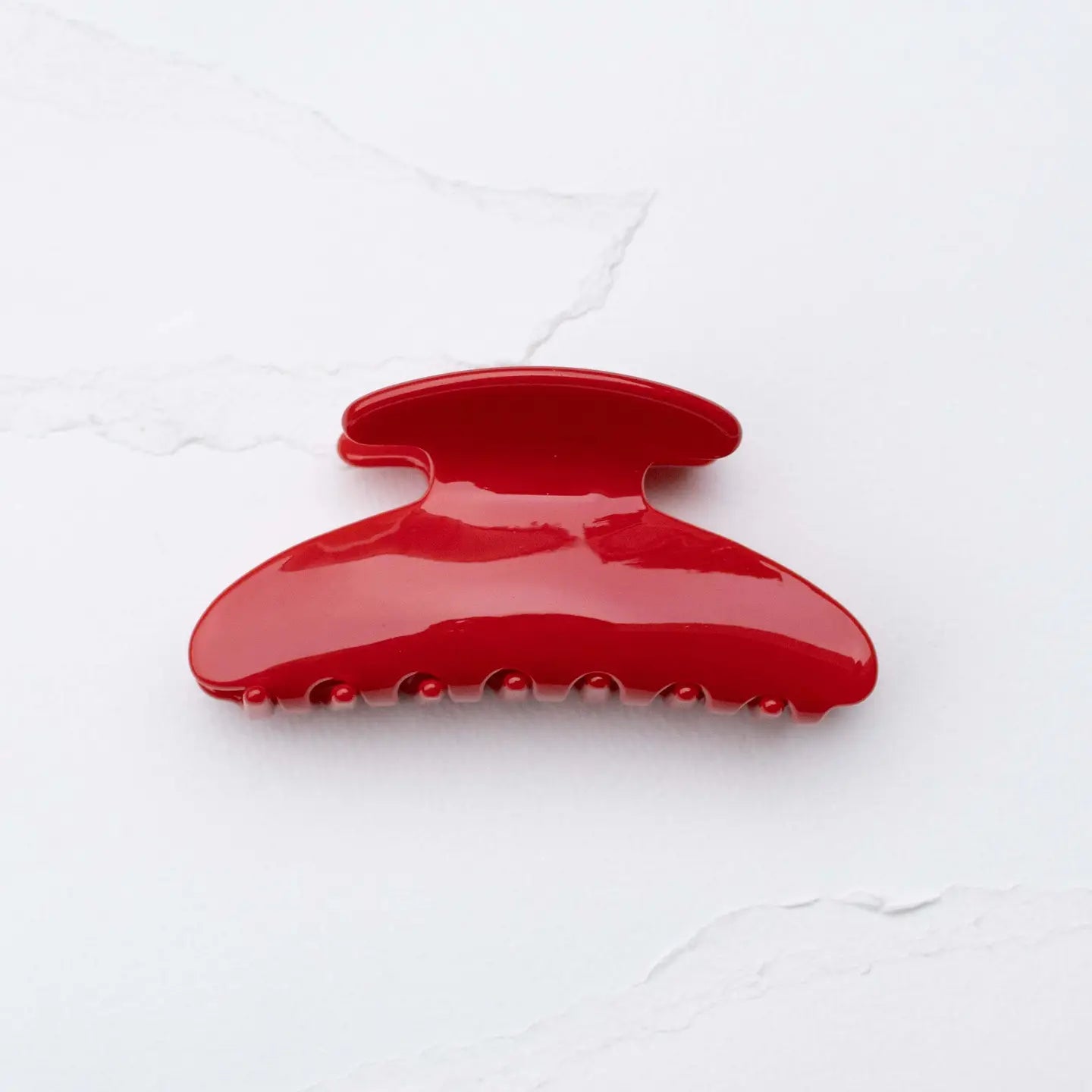 Midnight Gloss Cellulose Acetate Hair Claw Clip
