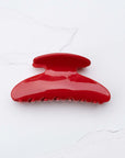 Midnight Gloss Cellulose Acetate Hair Claw Clip