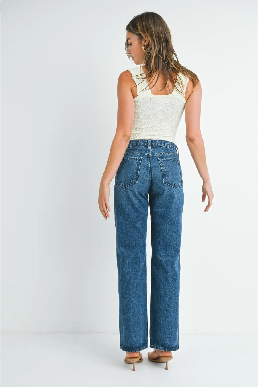 The Relaxed Waist Straight Leg