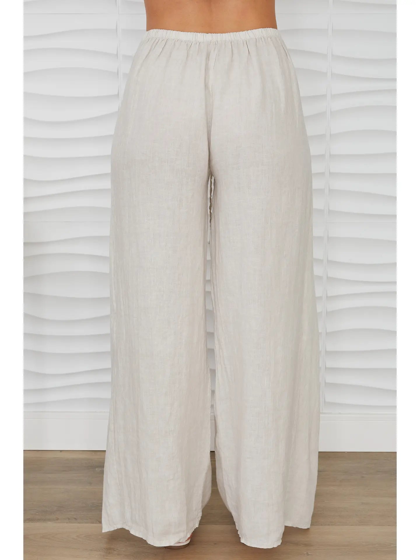 Lucia Linen Side Panel Pants