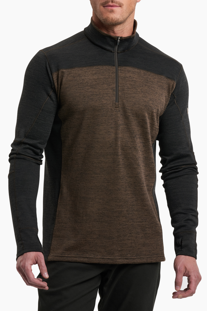 Ryzer Men's 1/4 Zip Fleece: Desert Night