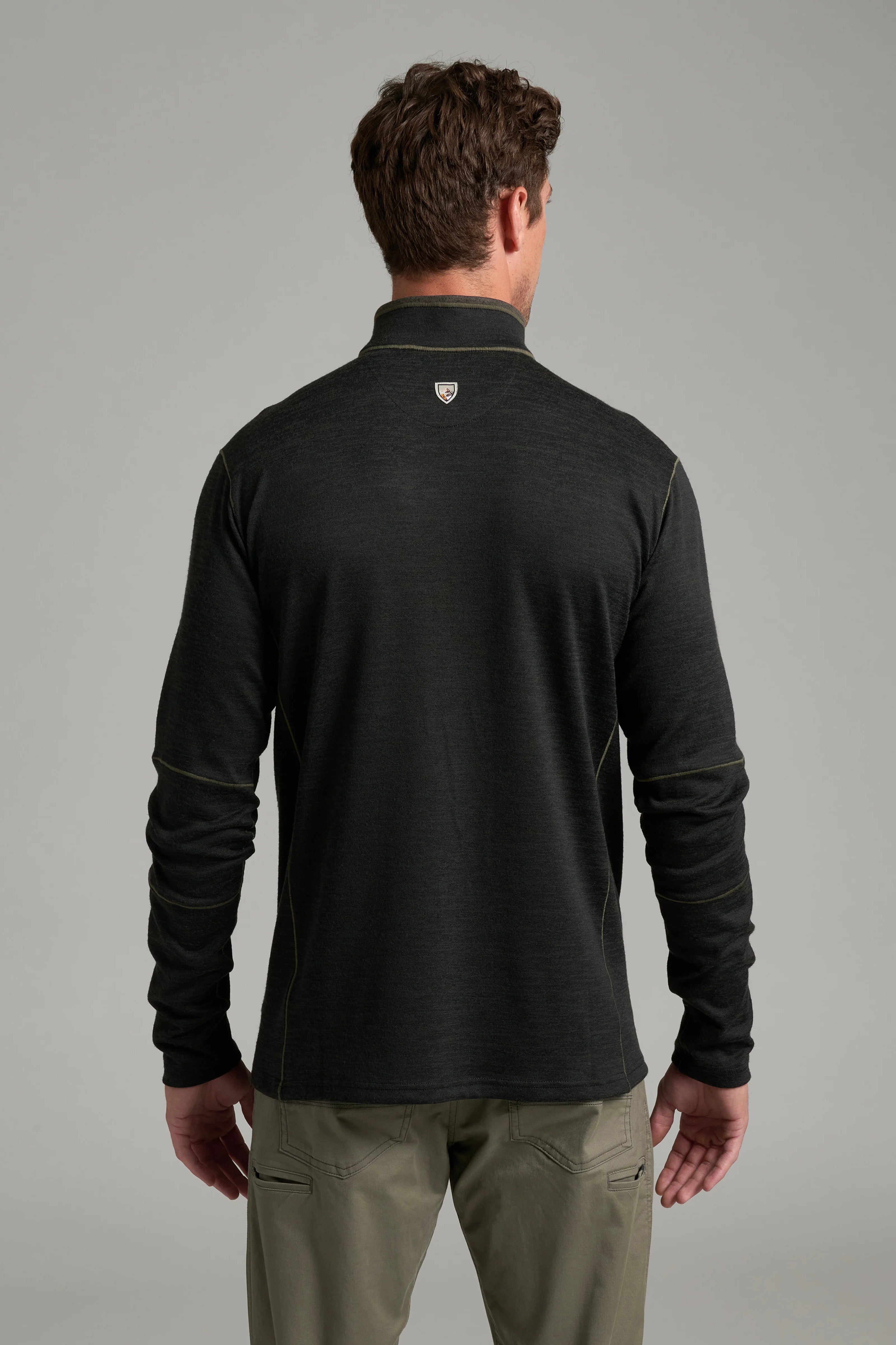 Ryzer Men's 1/4 Zip Fleece- Tarmac