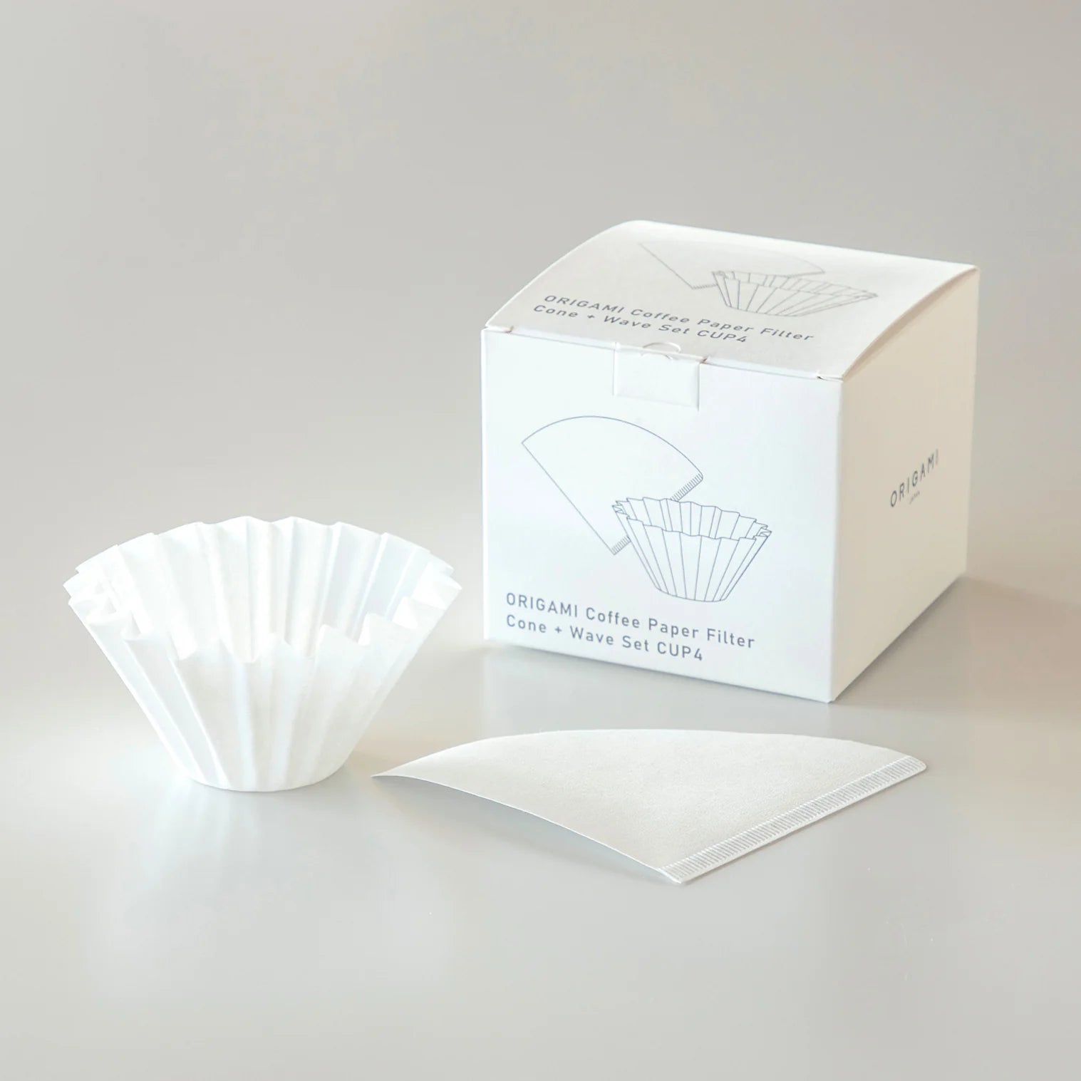 Origami Original Paper Filer: Cone+Wave Set 1-2 Cups