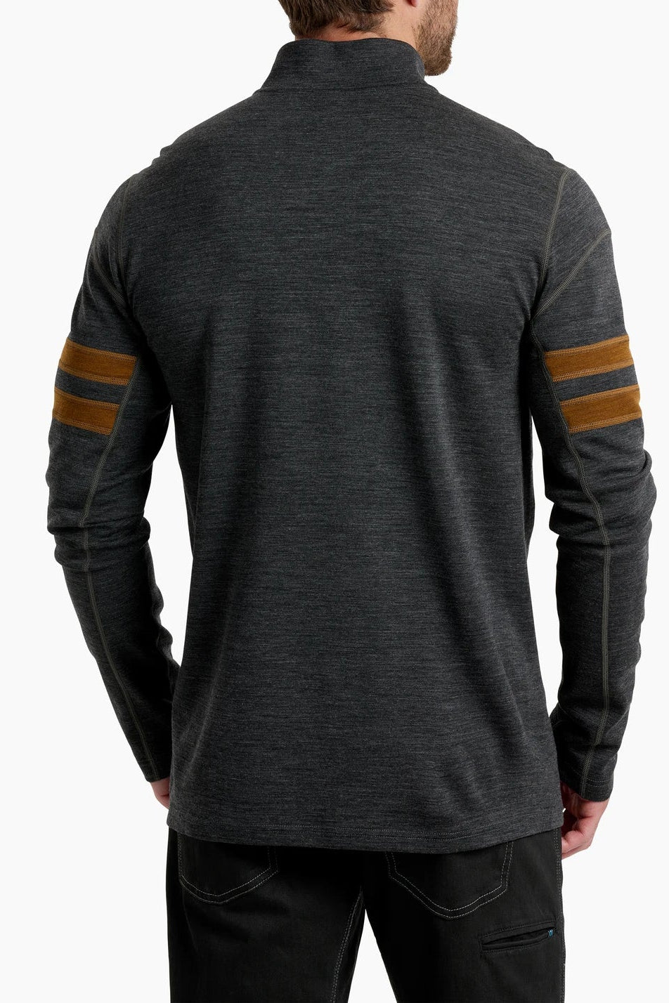 Kuhl Team Merino 1/4 Zip Sweater: Cast Iron