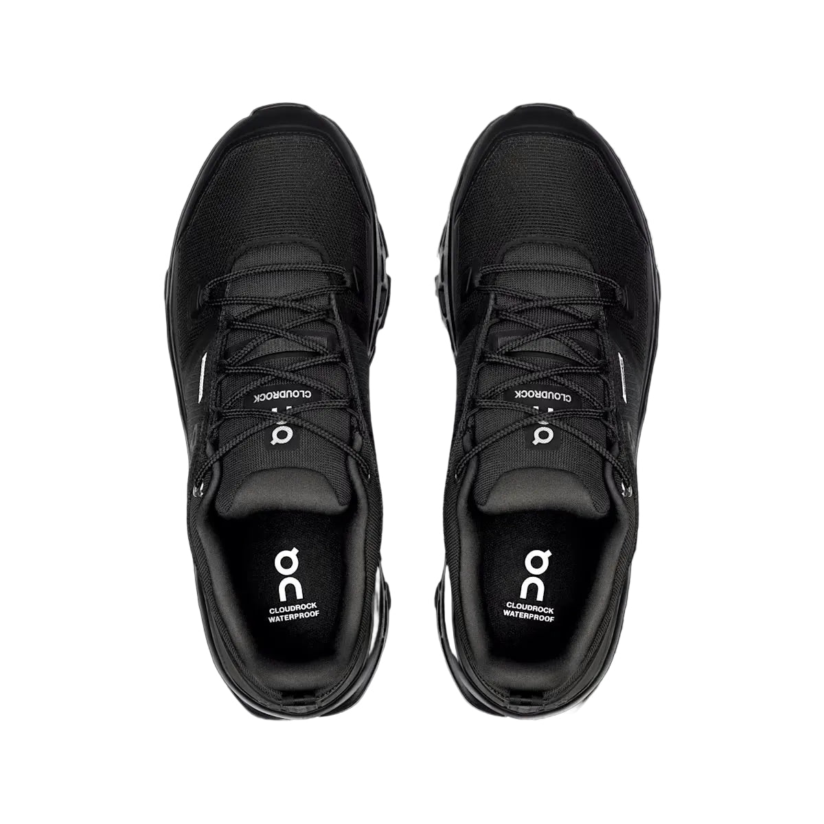 On Cloudrock Low Waterproof Men's - Black/Black