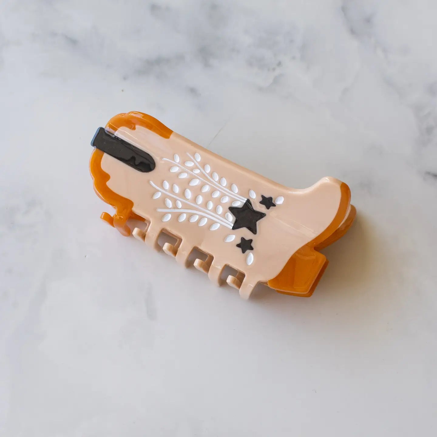Eco Cowboy Boots Hair Claw Clip