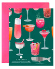 E.Frances Making Spirits Bright Holiday Cocktail Greeting Card