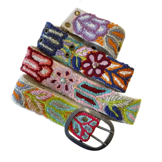 Jenny Krauss Folklorica Embroidered Wool Belt