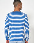 Breton M's Long Sleeve Striped Crew Neck T-Shirt