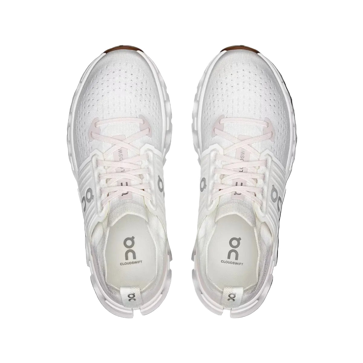 On Cloudswift 4 W's Running Shoe-White/Lily