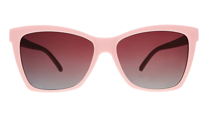 Goodr Pop G Sunglasses: Rosé Retail Therapy