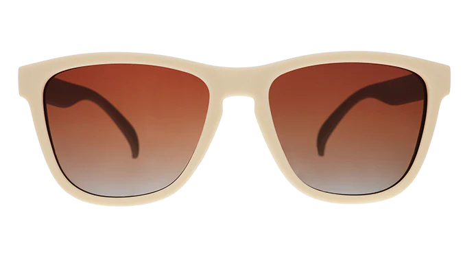 Goodr OG Polarized Sunglasses: Toasted Marshmallow Magic
