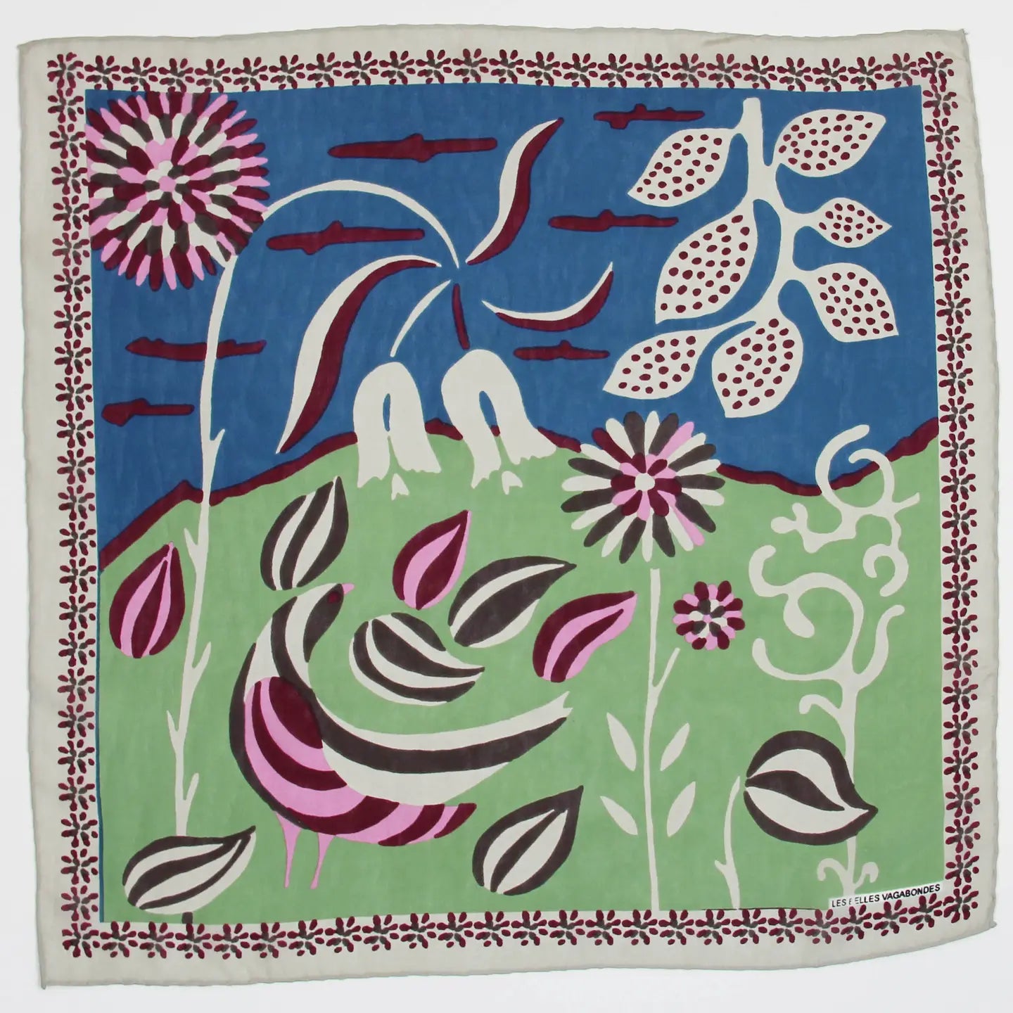 Les Belles Vagabondes Mini Silk Scarf