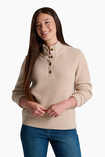 Kuhl W's Fireside Henley Sweater: Natural