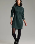 Elia Mid-Weight Sweater Dress-Spruce