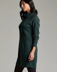 Elia Mid-Weight Sweater Dress-Spruce