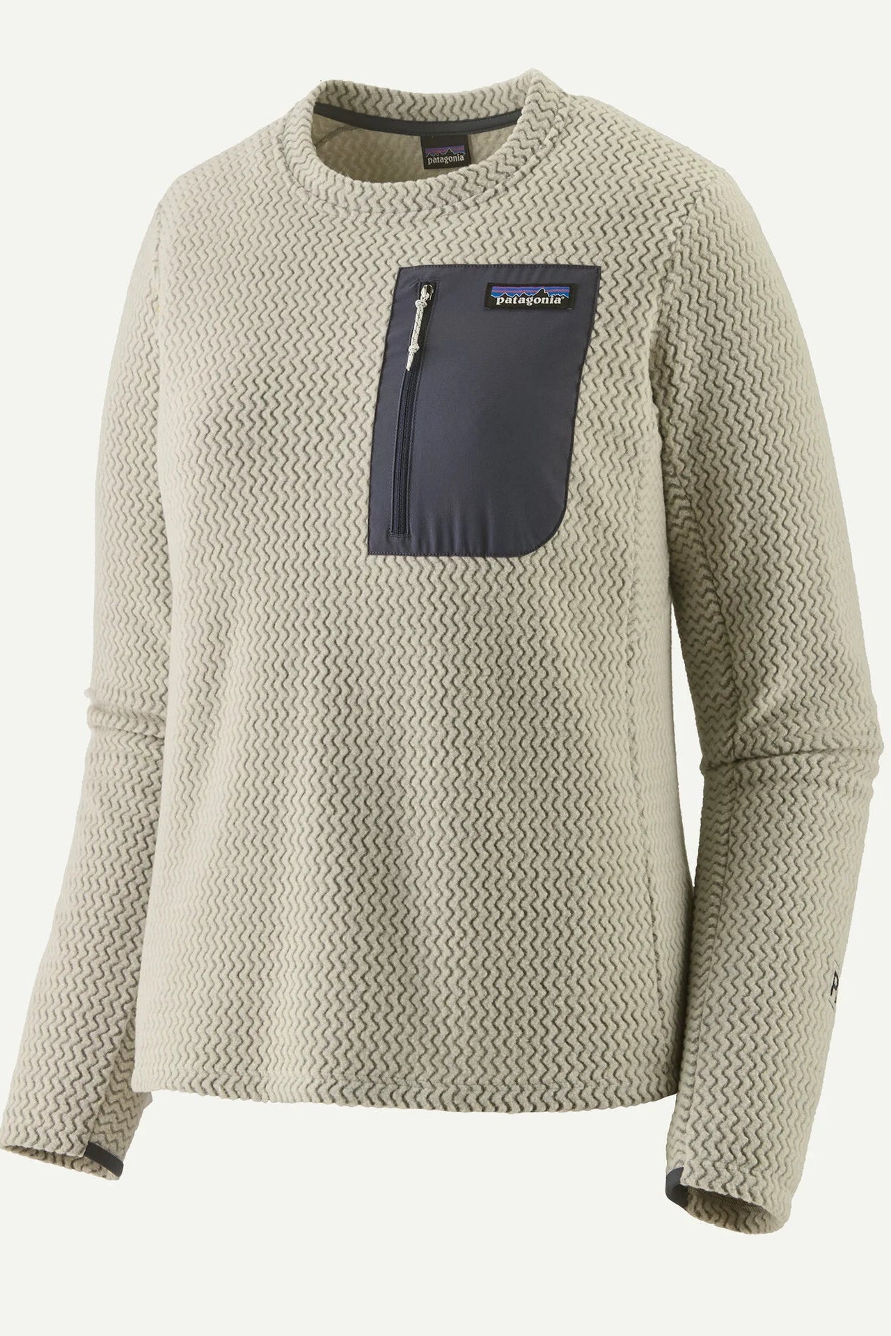 Patagonia W's R1 Crew Neck Fleece Top-Birch White