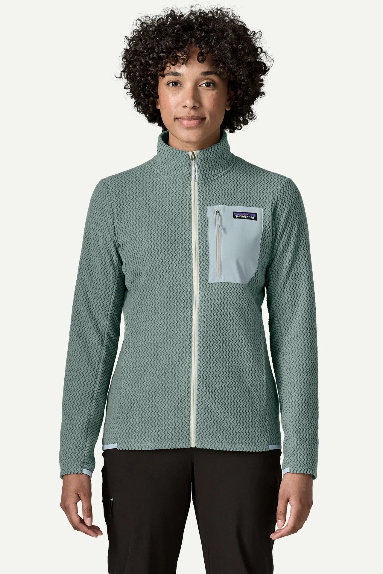 Patagonia W's R1 Air Fleece Jacket: Blue Sage