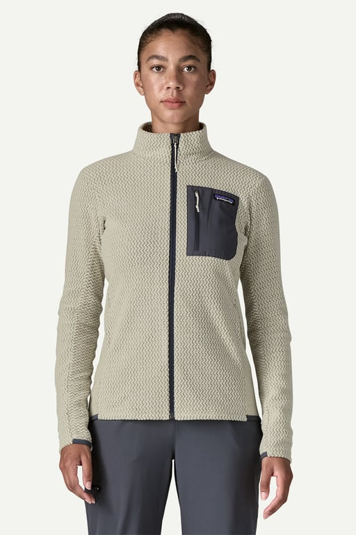 Patagonia W's R1 Air Fleece Jacket: Wool White