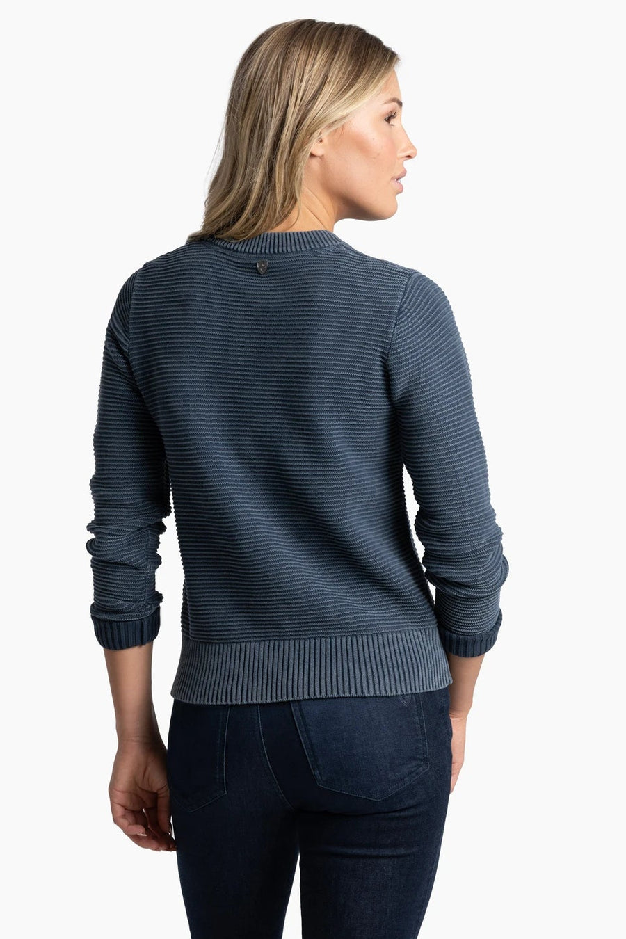 Kuhl W's Sofie Sweater: Metal Blue