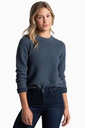 Kuhl W's Sofie Sweater: Metal Blue