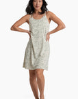 Lyra Krossbak Dress-Natural Print