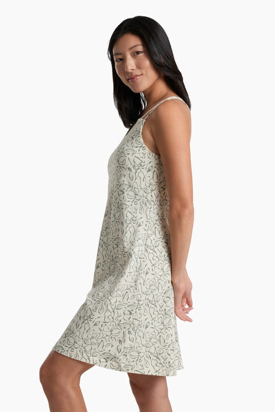 Lyra Krossbak Dress-Natural Print