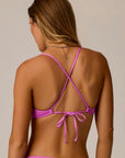 Tamarindo Bikini Swim Top -Violet