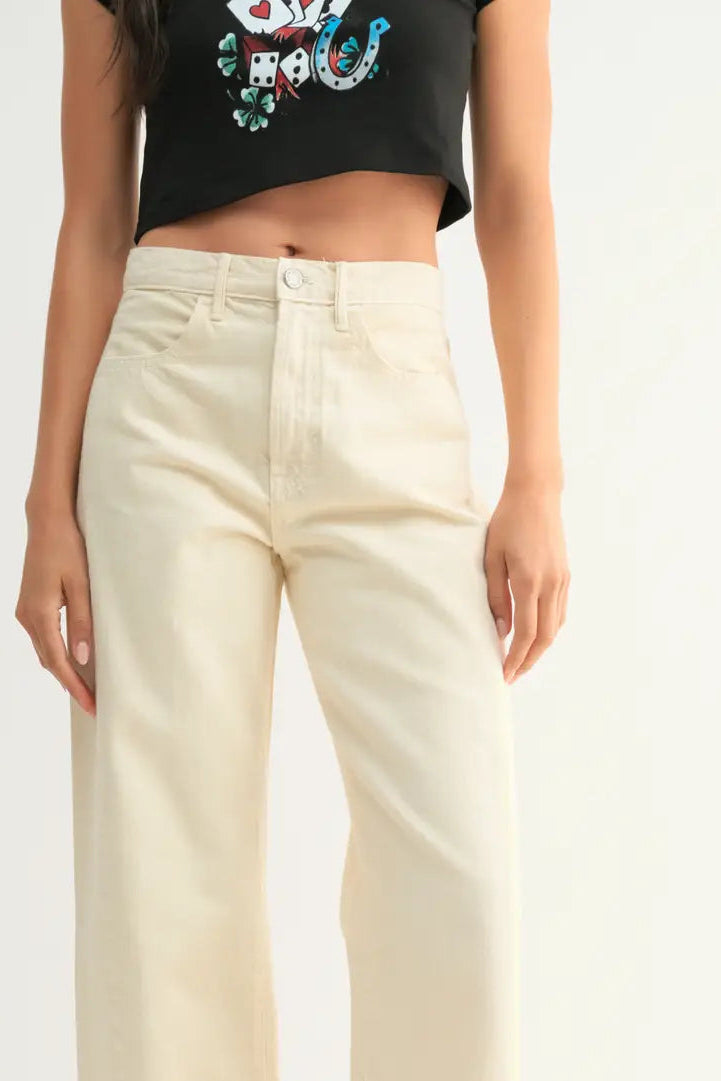 Just Black Barrel Jean Twist Medium Denim