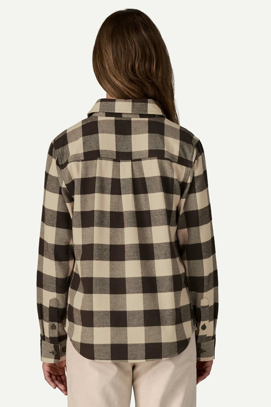 Patagonia W's Fjord Flannel Shirt : Buffalo Check: Otter Brown