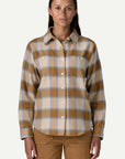 Patagonia W's Fjord Flannel Shirt-Eclipse: Nest Brown