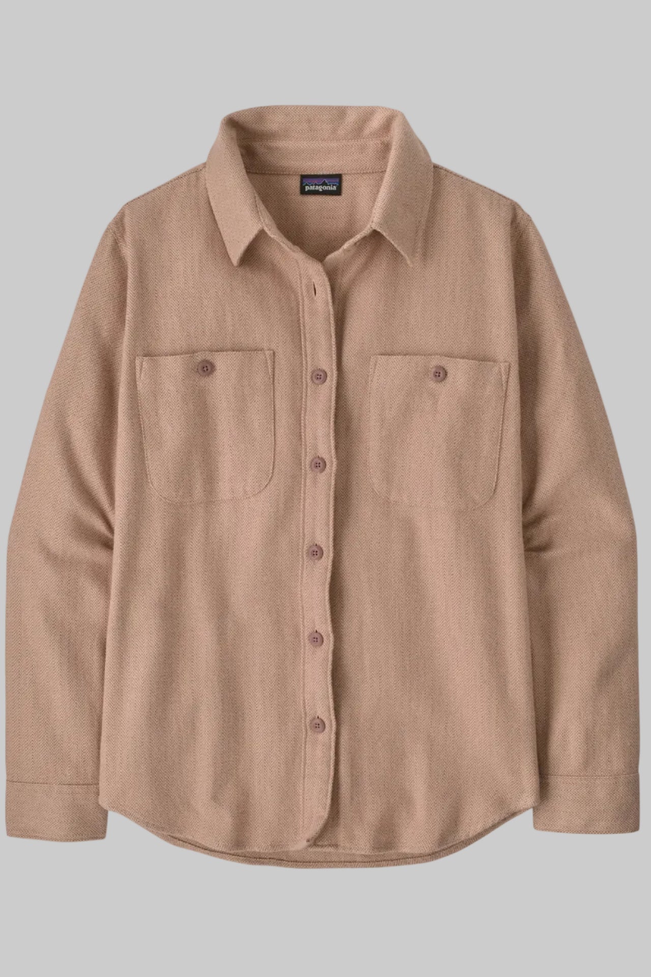Patagonia W's Fjord Flannel Shirt-Tundra Twill: Moonrise Taupe