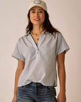Carve Elliott Voile Pinstripe Top