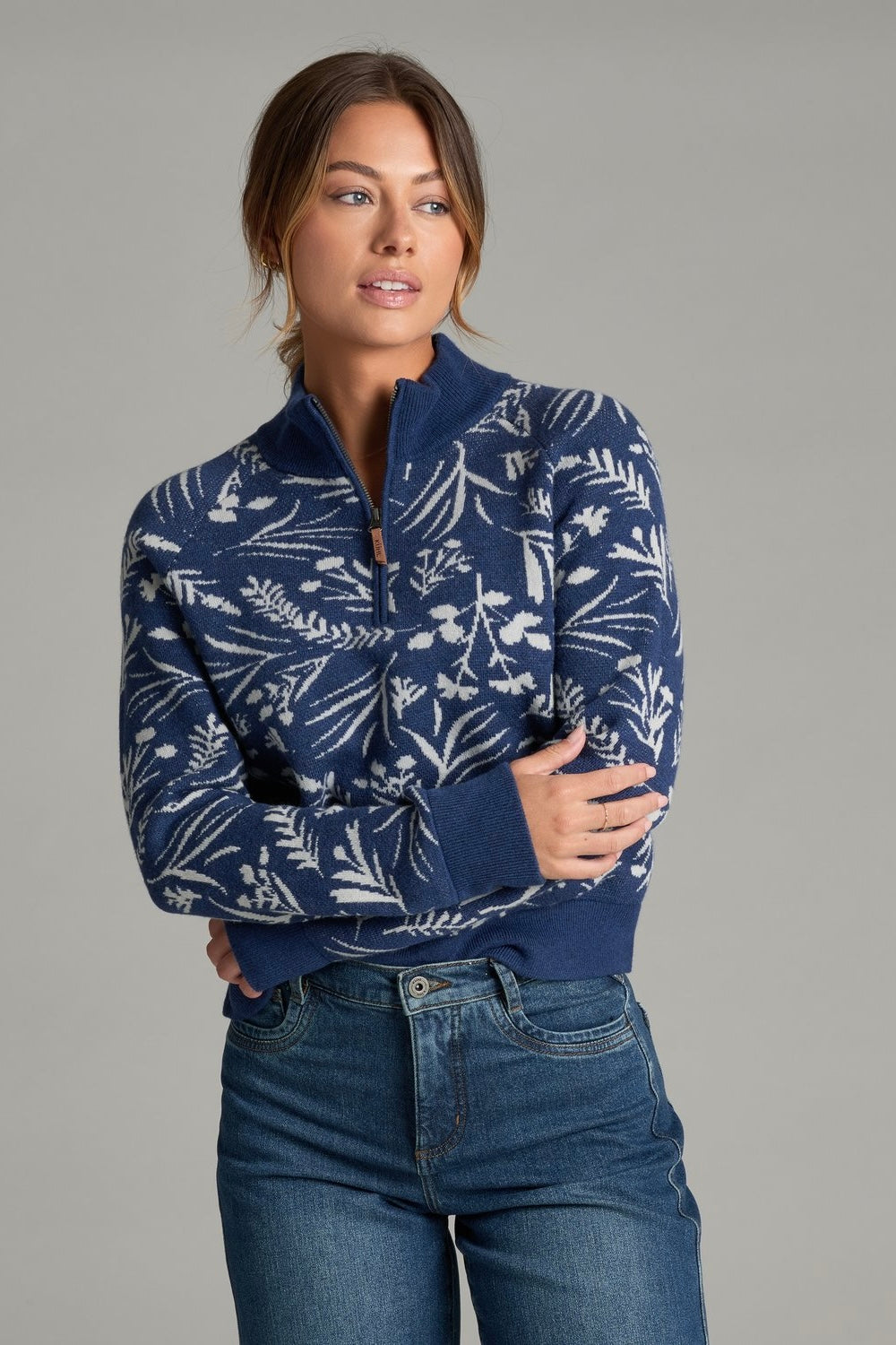 Kuhl W's Viola Sweater- Deep Periwinkle