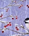Snowy Chickadees Panoramic Boxed Holiday Cards