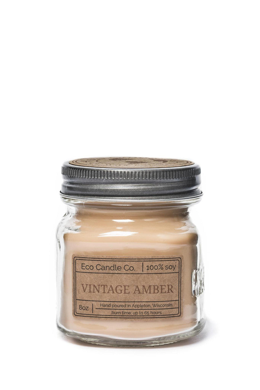 Eco Candle 8oz Mason Candle