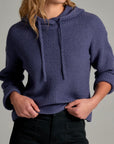 Kuhl W's Fireside Hoody Sweater- Deep Periwinkle