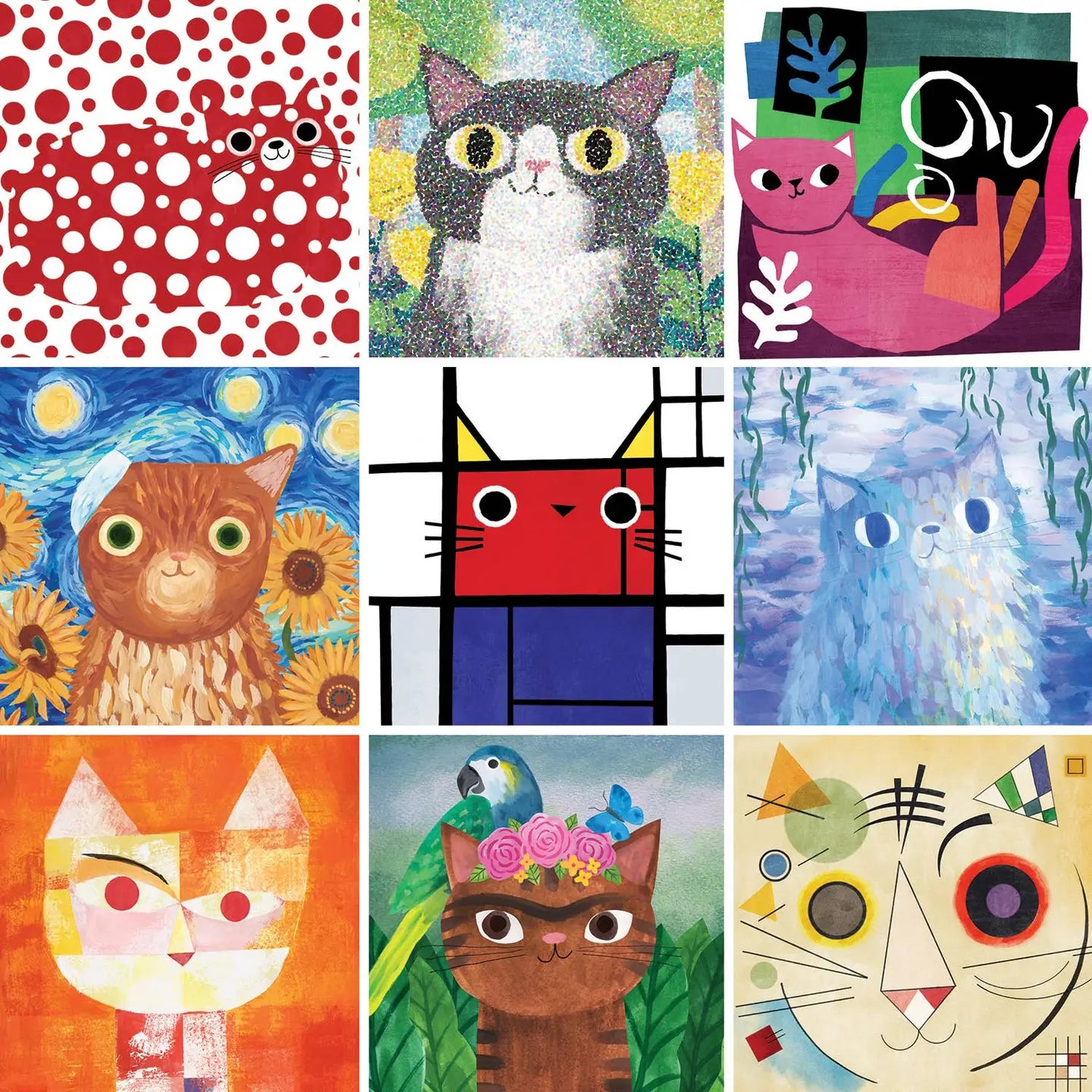Artsy Cat 500 Piece Family Puzzle