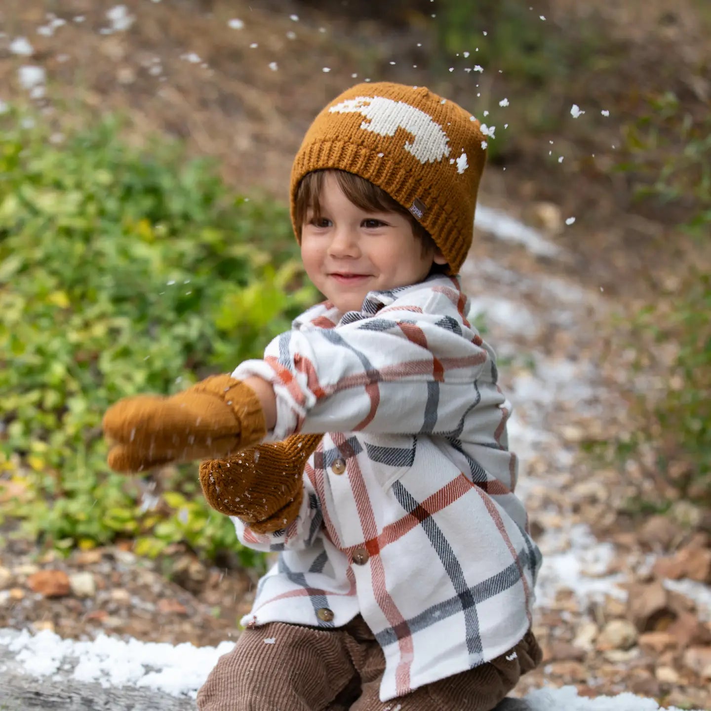 Little Bear Fleece Lined Knit Beanie