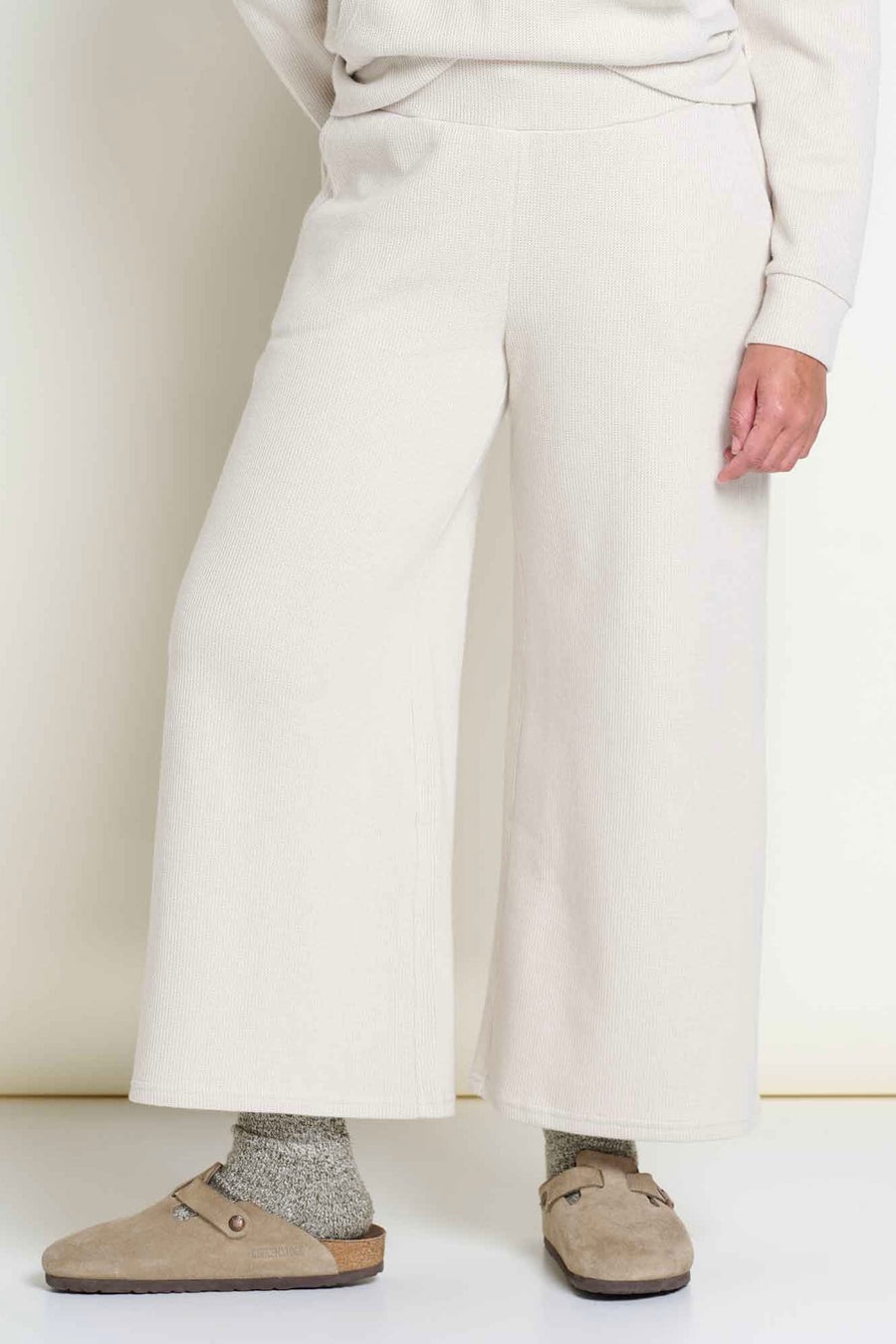 Byrne Wide Leg Pant - Oatmeal