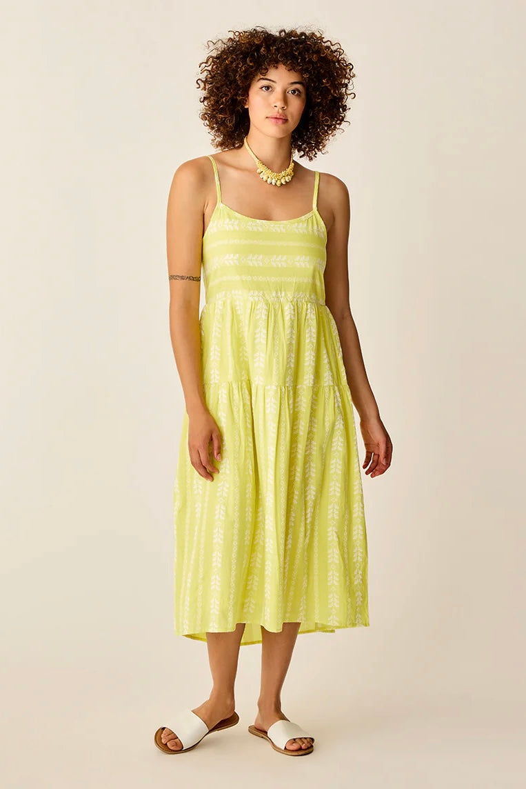 Jacey Textured Embroidered Dress