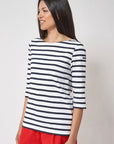 The Marseille French 3/4 Striped Tee