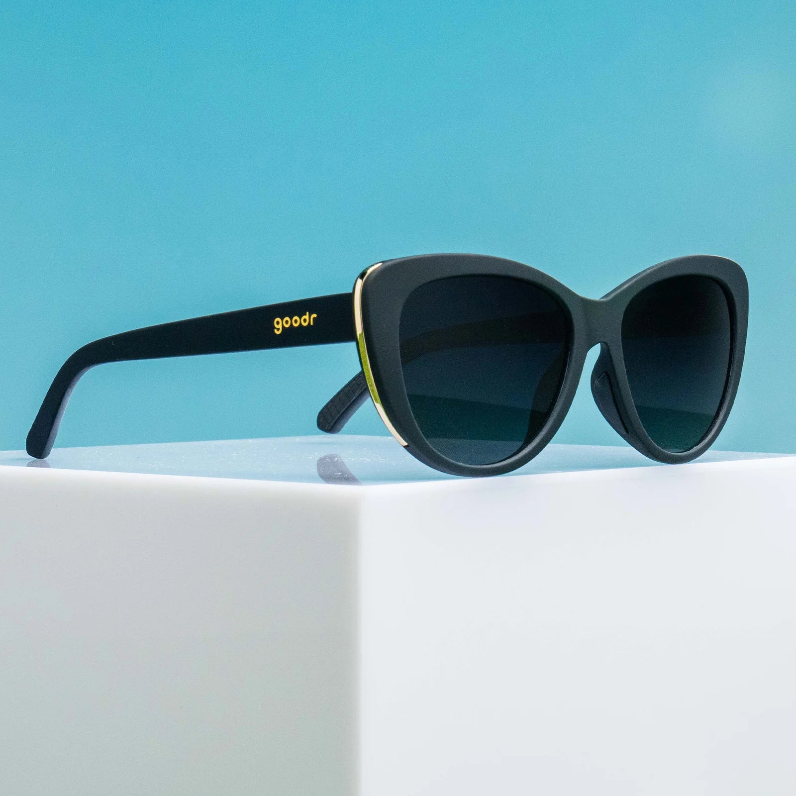 Goodr Glam G Sunglasses: It's Noir, Darling
