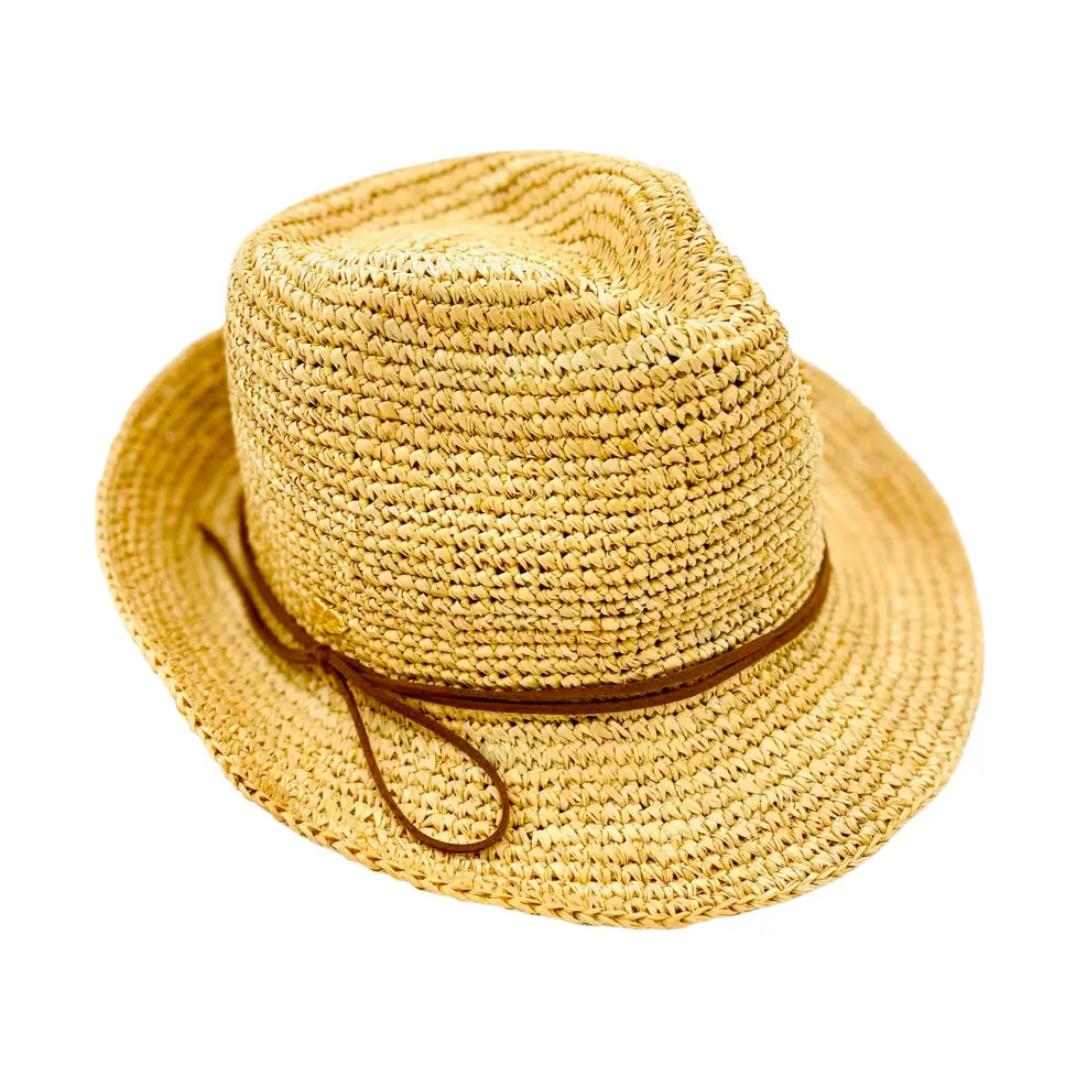 The Santa Fe Raffia Fedora Hat