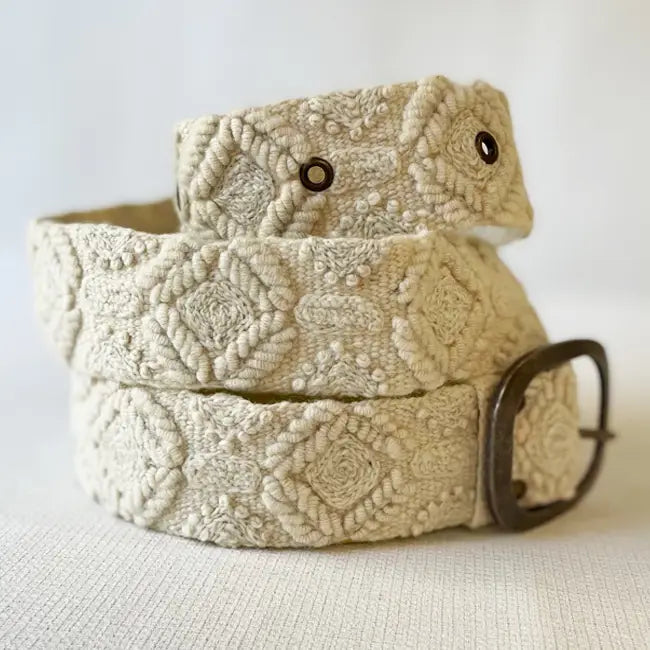 Jenny Krauss Wandering Clouds Embroidered Belt