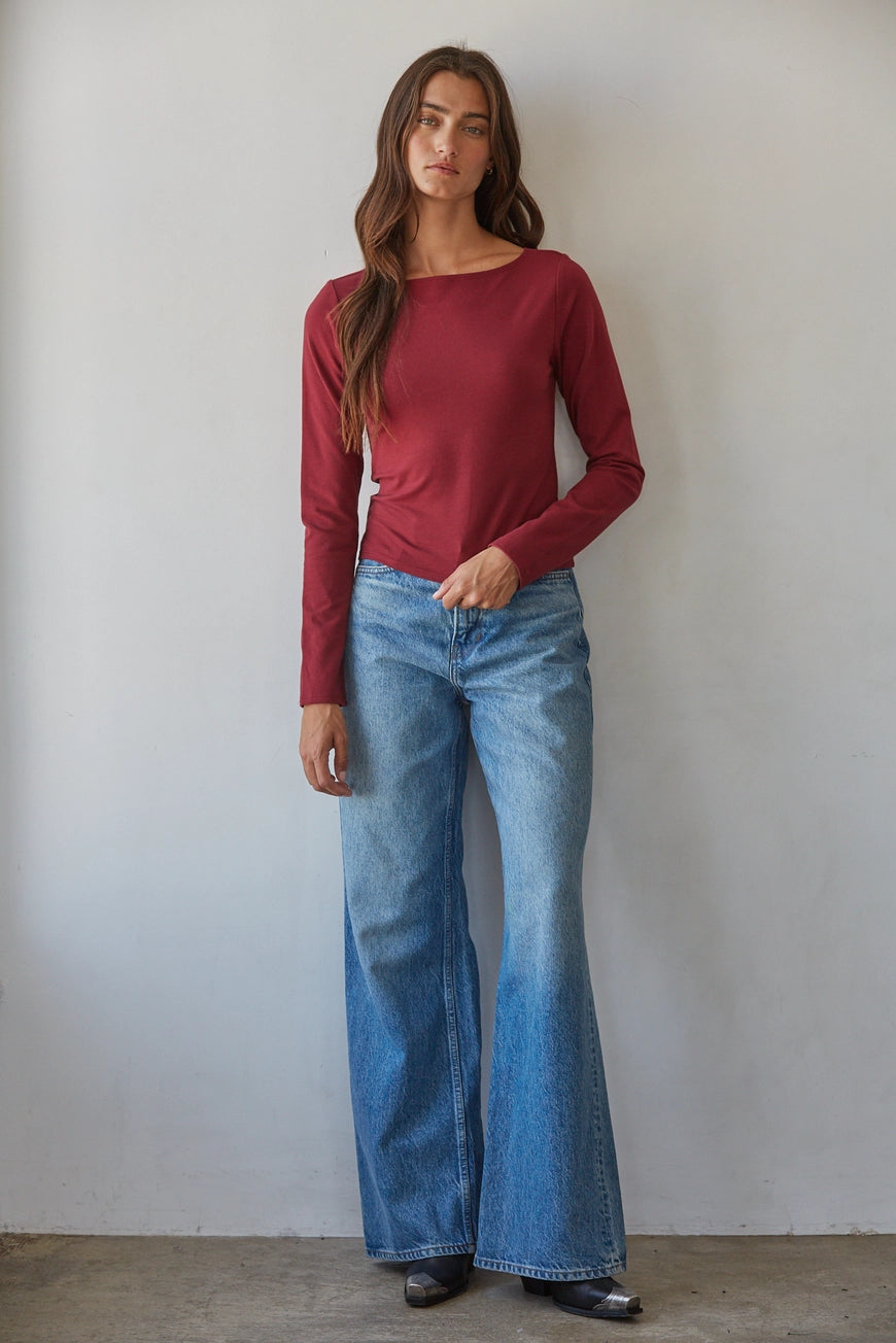 Allez Long Sleeve Boat Neck
