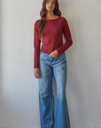 Allez Long Sleeve Boat Neck