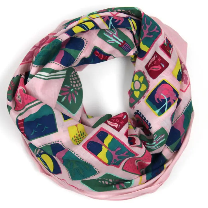 Les Belles Vagabondes Organic Cotton Square Scarf