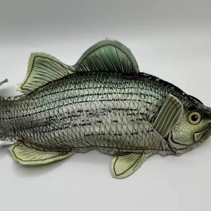 Denim Fishy Dog Toy